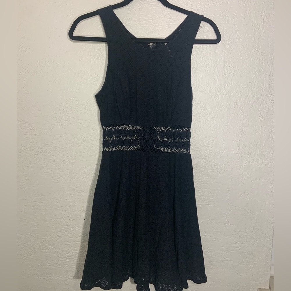 FREE PEOPLE Daisy Waist Cutout Mini Dress